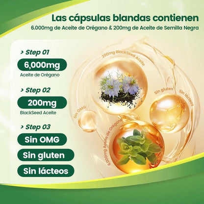 Aceite de orégano (300 Softgels)