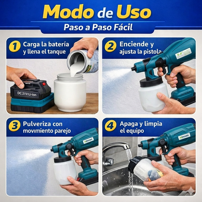 PISTOLA PULVERIZADORA INHALAMBRICA
