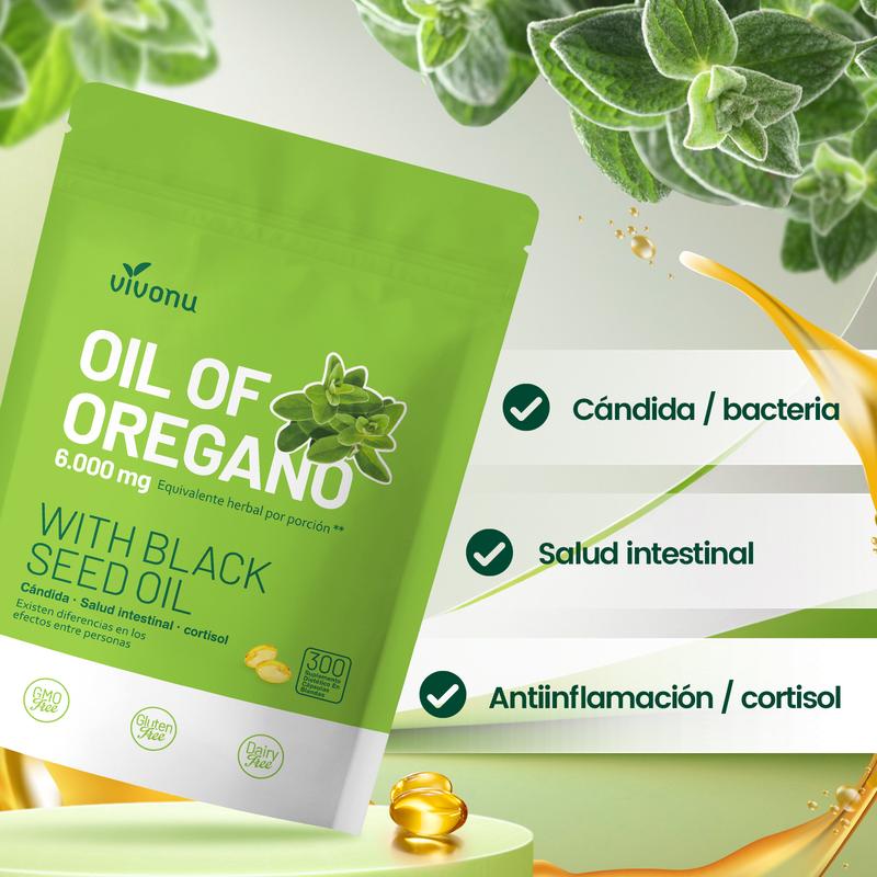 Aceite de orégano (300 Softgels)